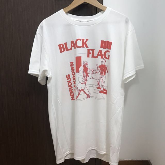 Black flag nervous breakdown shirt Clearance