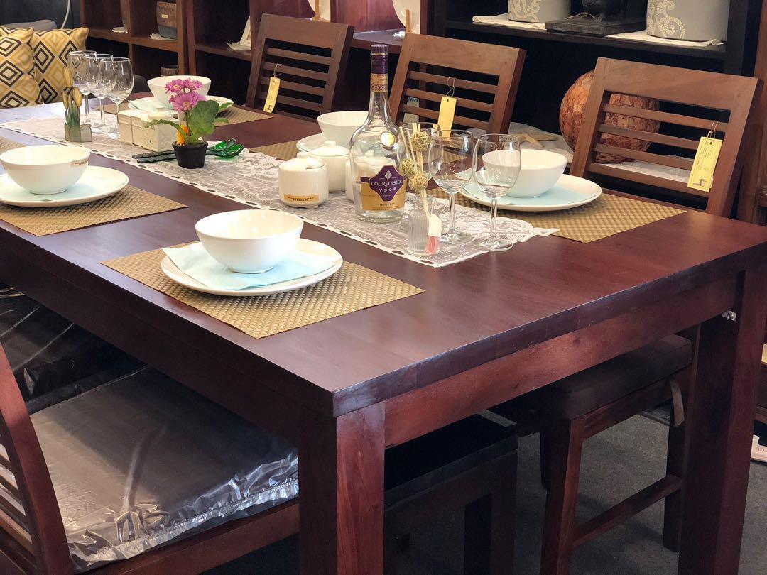 Black Friday Last4day Dining Table 6 Chair Set Dec10 16 Furniture Tables Chairs On Carousell