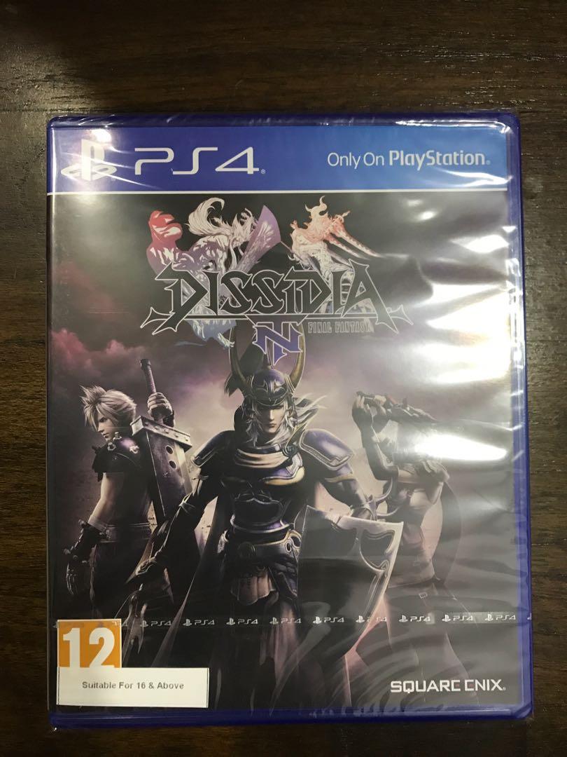 BN PS4 Dissidia (Category: PlayStation) located in Singapore. Submitted by tychaios (Listing ID 204372735, Image 1). Description: Brand new and sealed.