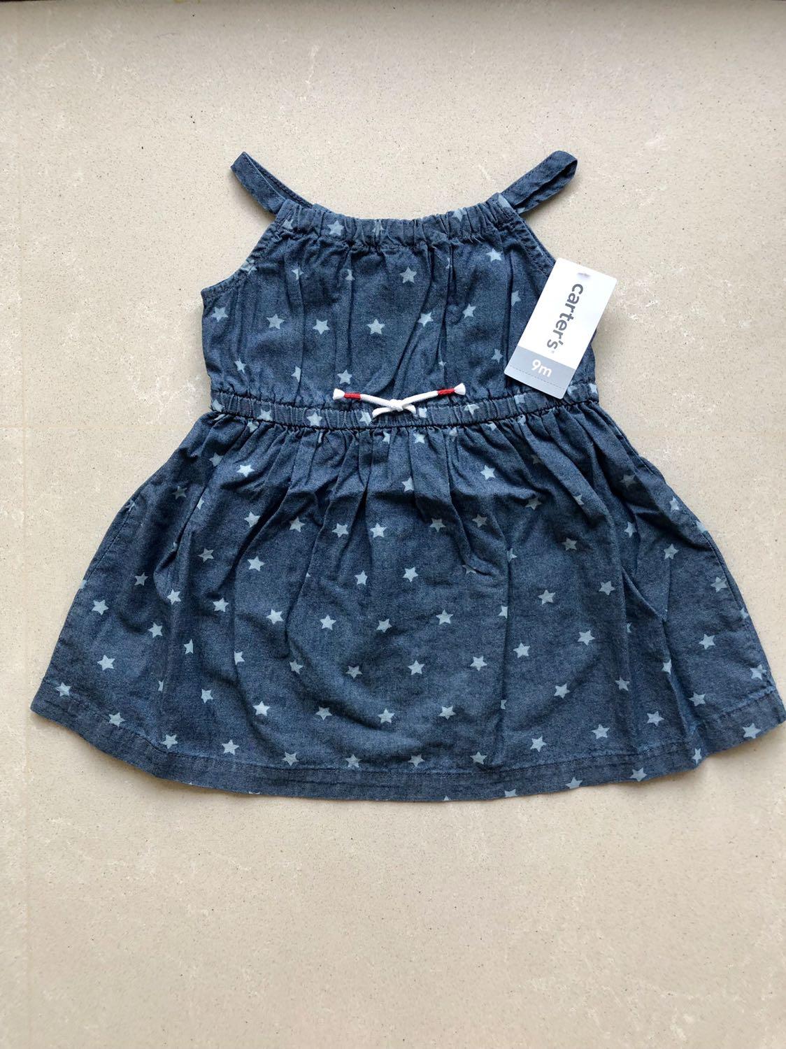 carters jean dress