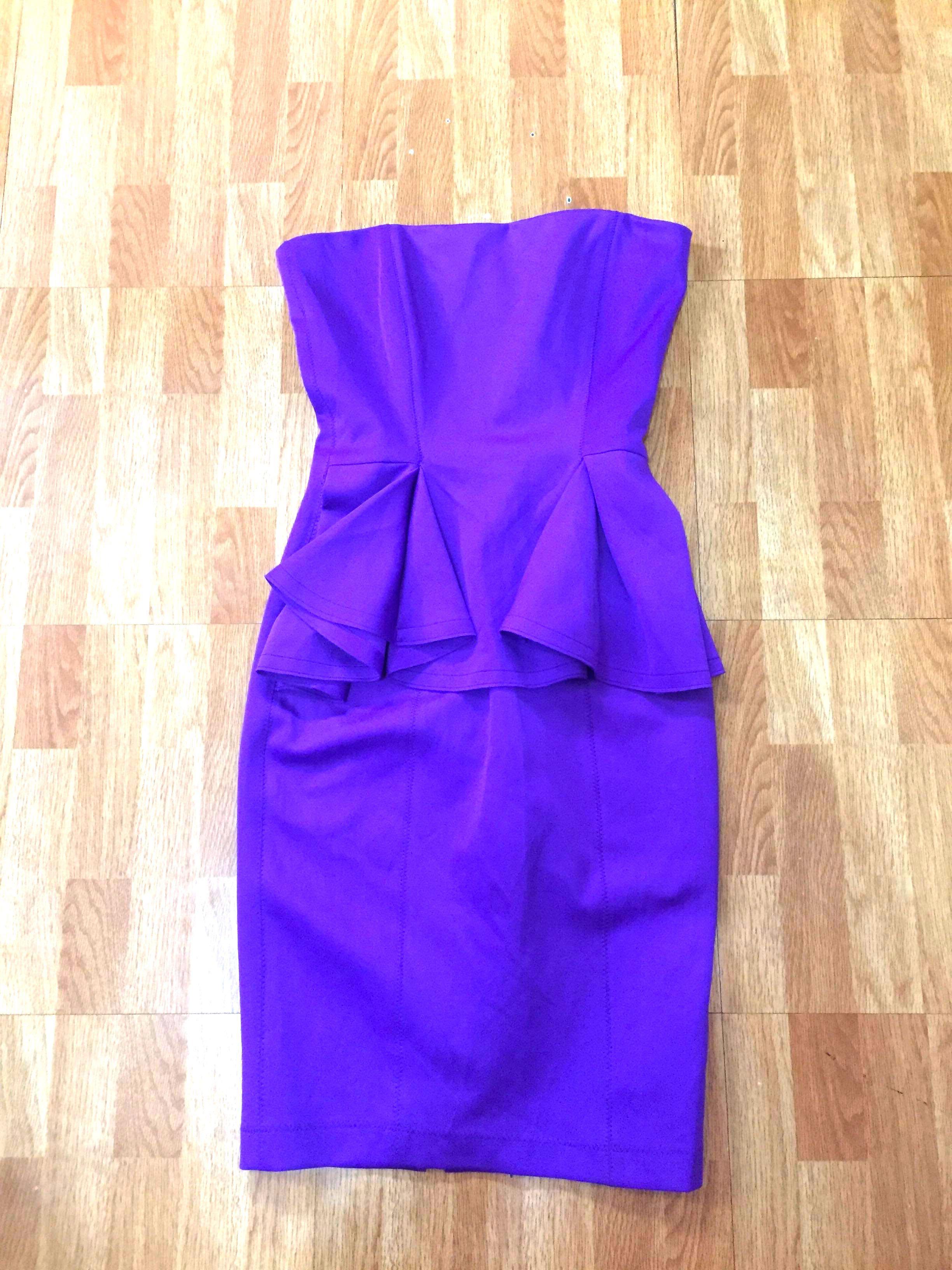 classy purple dress