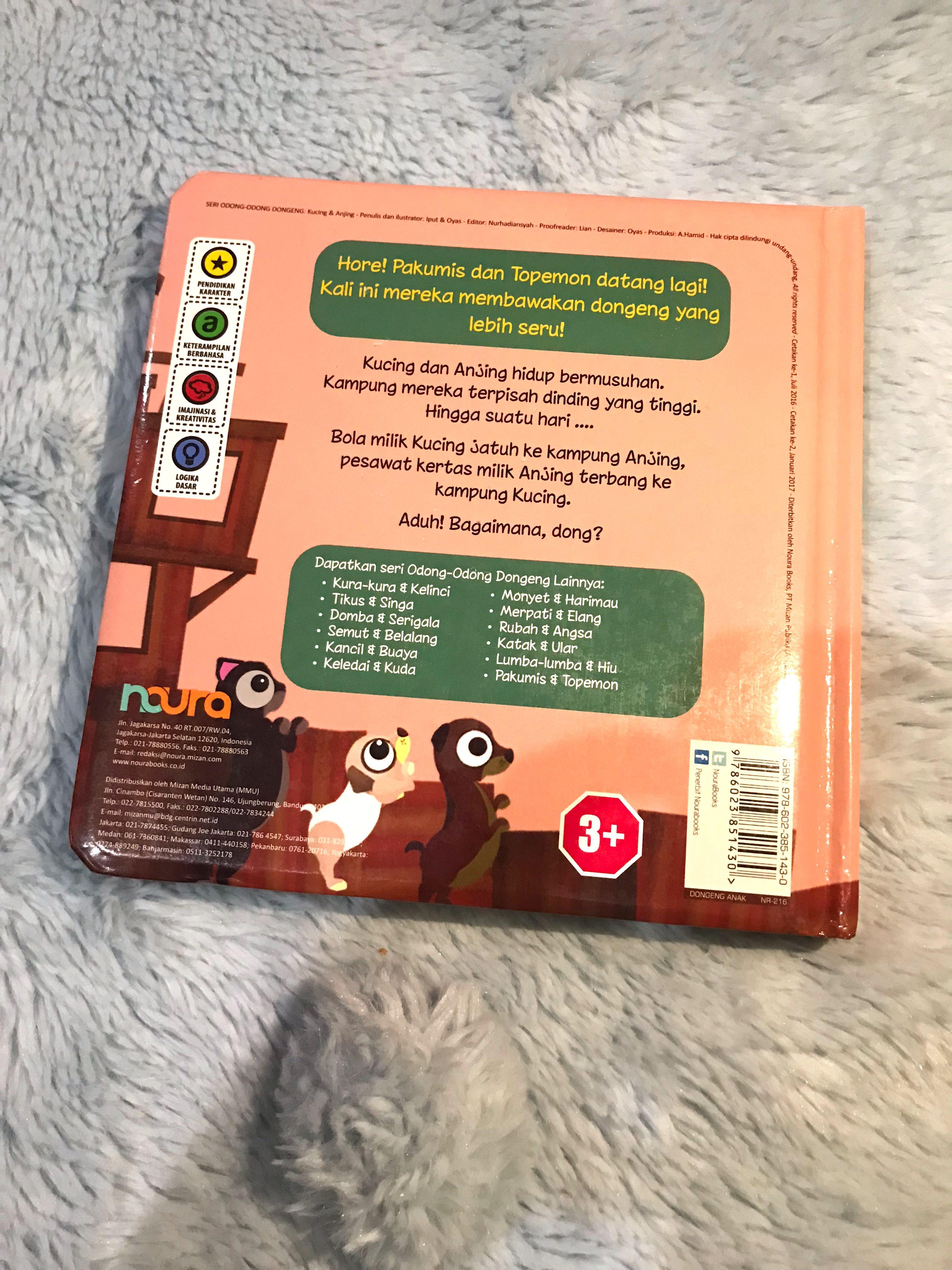 Dongeng Kucing Dan Anjing Books Stationery Children S Books On