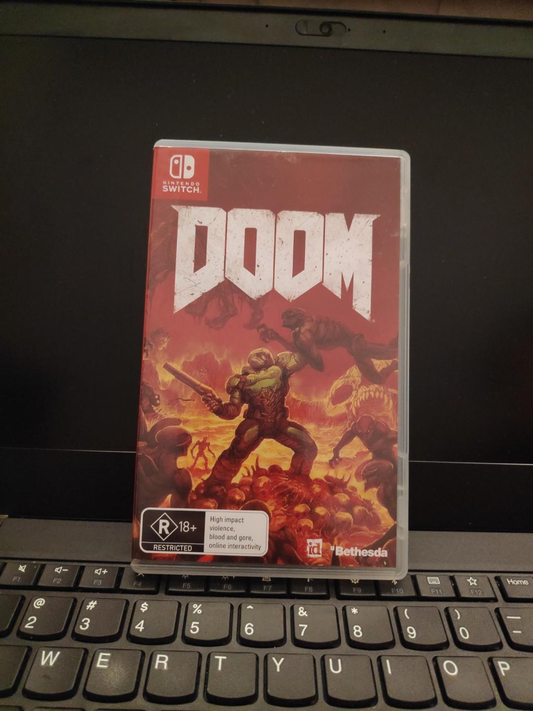 Doom Nintendo Switch Toys Games Video Gaming Video Games On Carousell