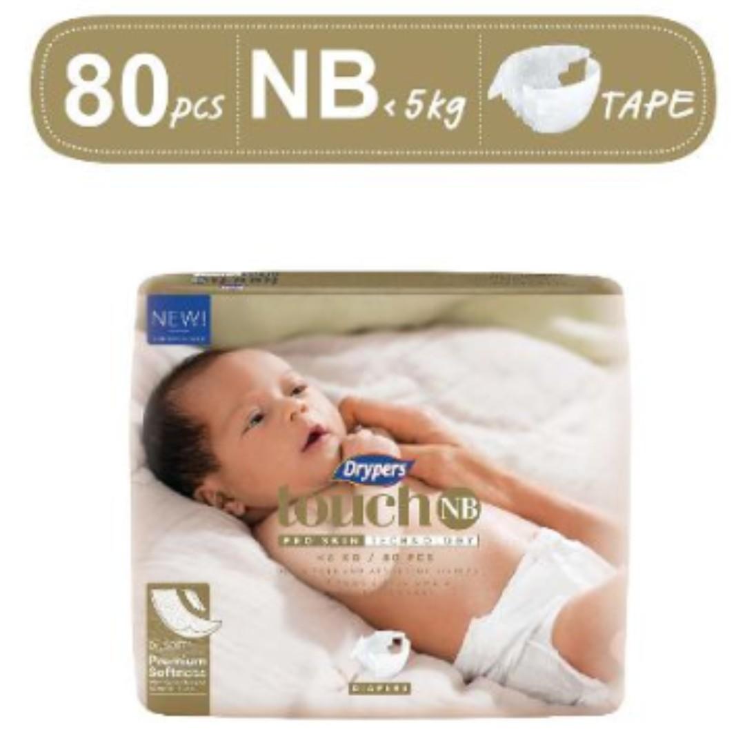 drypers touch newborn