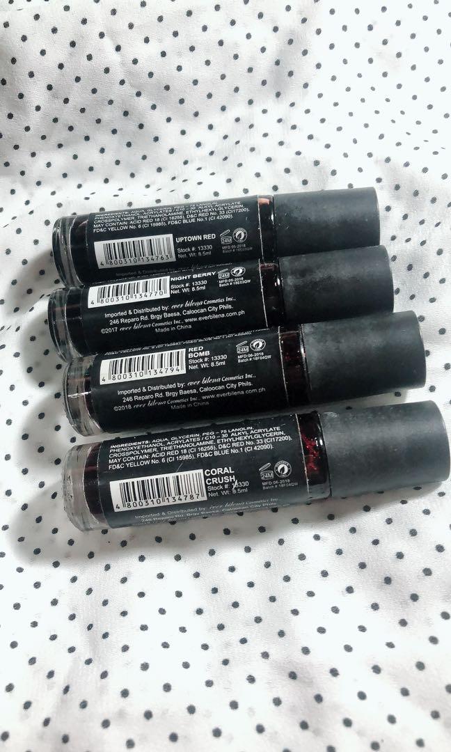 Ever Bilena Lip Tint BUNDLE, Beauty & Personal Care, Face, Face Care on Carousell