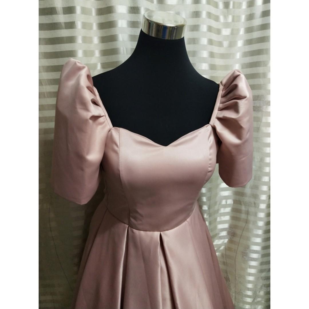 Old rose sale filipiniana dress