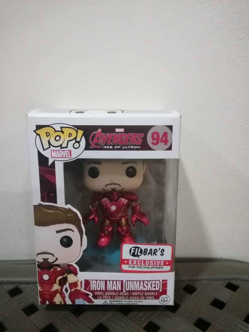 Funko Pop Iron Man (Unmasked, Hobbies & Toys, Toys & Games on Carousell