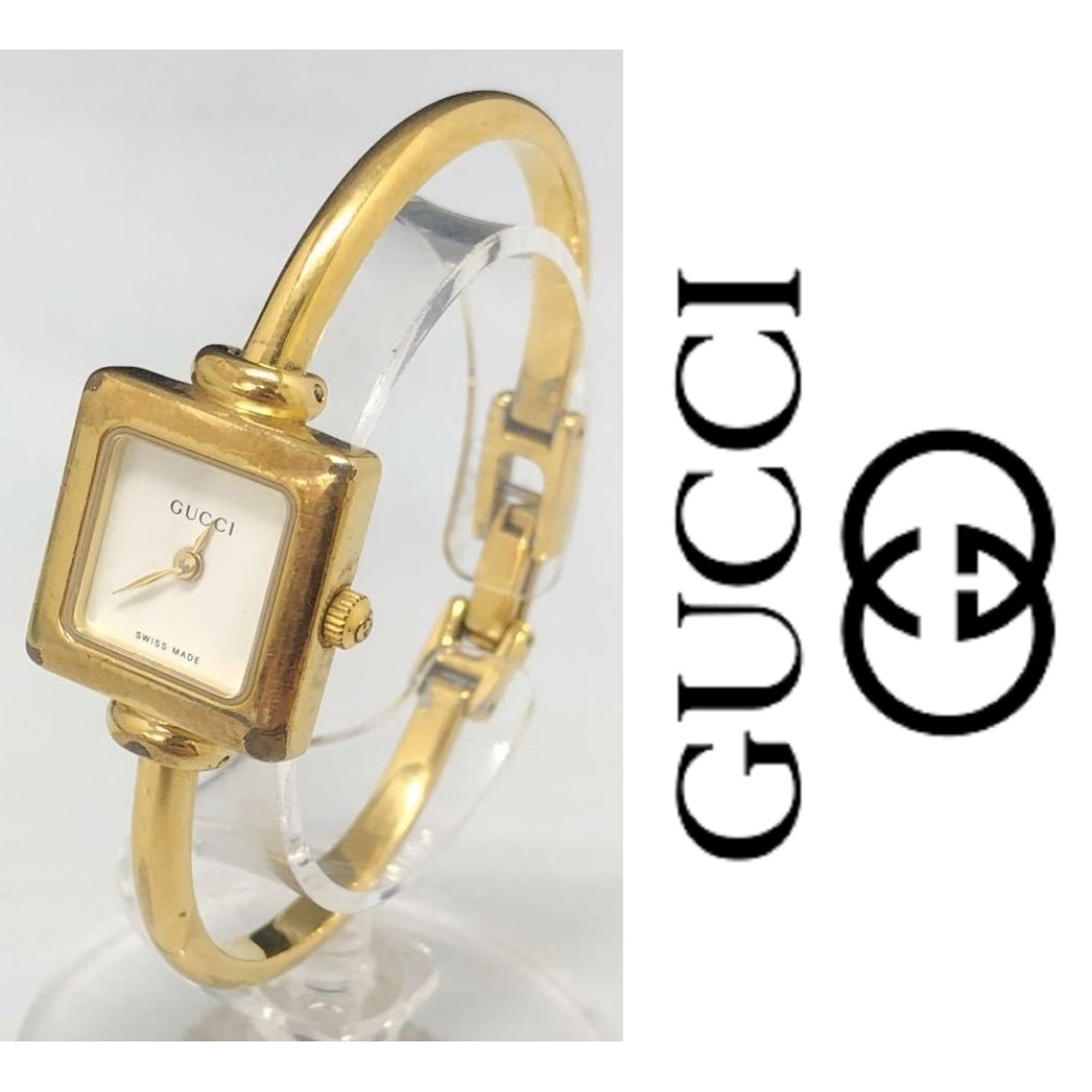 gucci bangle watch gold