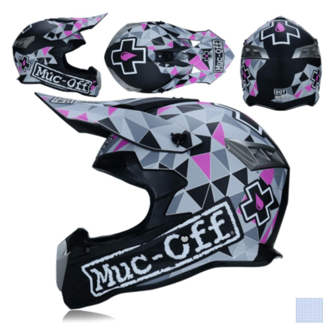 Helmet fullface Offroad Aero Muc off Diamond Edition Everything