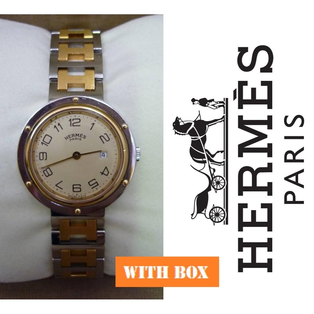 hermes ladies watch vintage