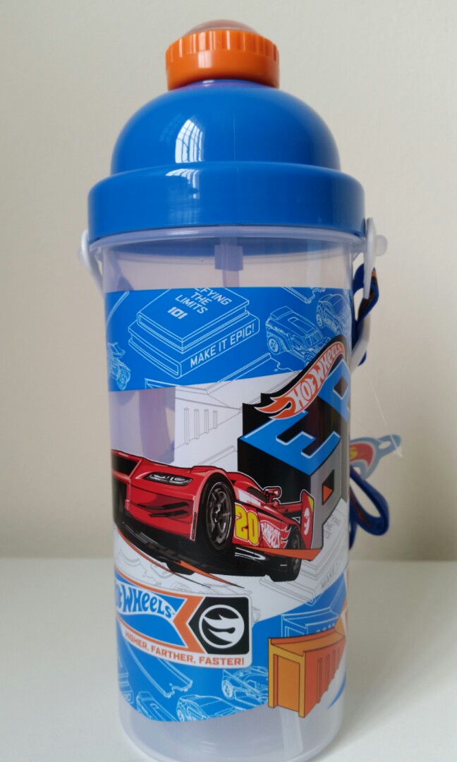 Hot Wheels Water Bottle, Babies & Kids, Nursing & Feeding, Breastfeeding &  Bottle Feeding on Carousell