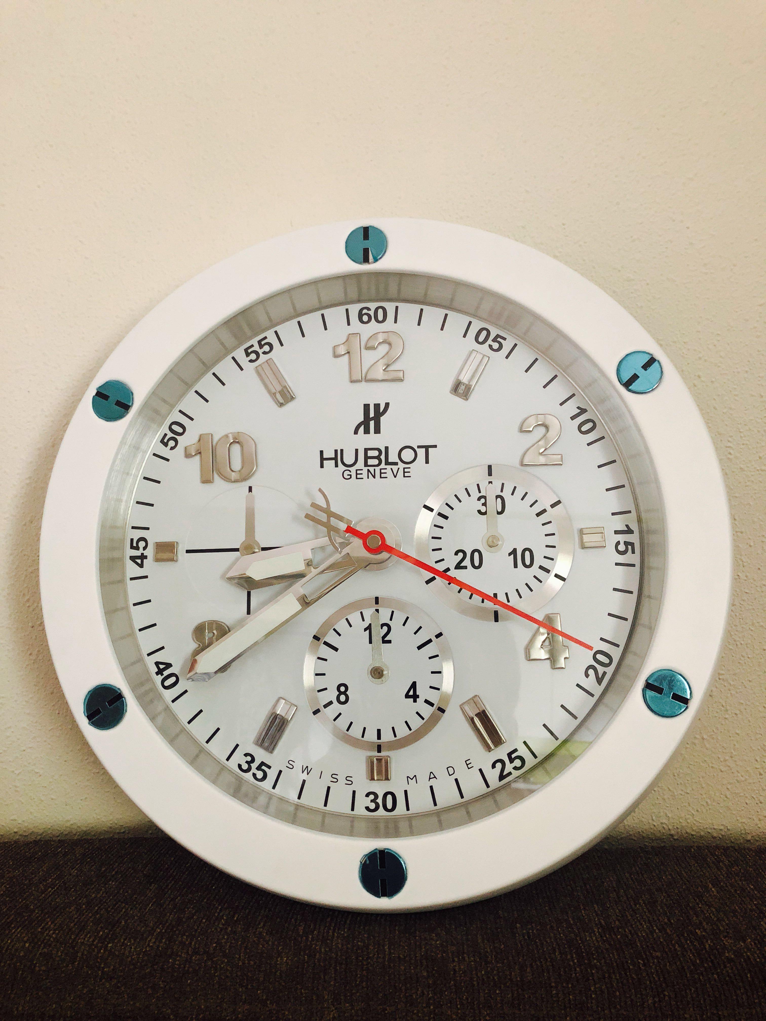 Wall hotsell clock hublot