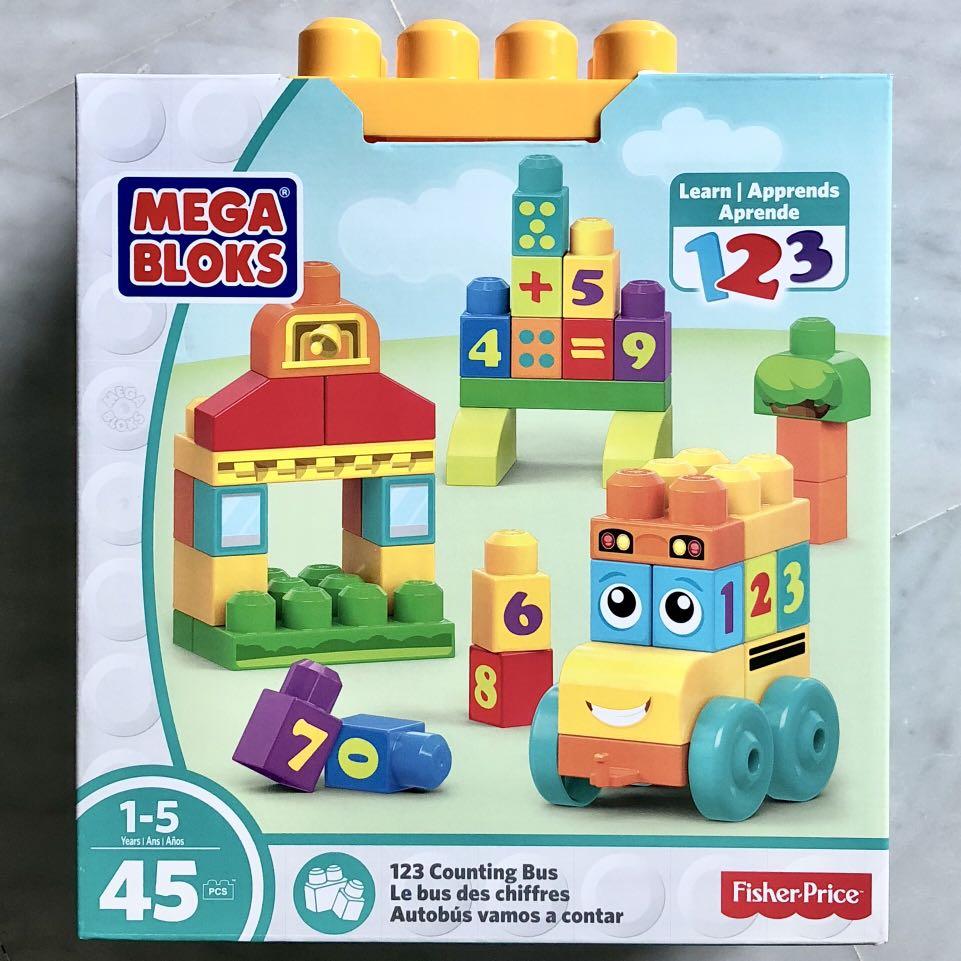 mega bloks 123 counting bus