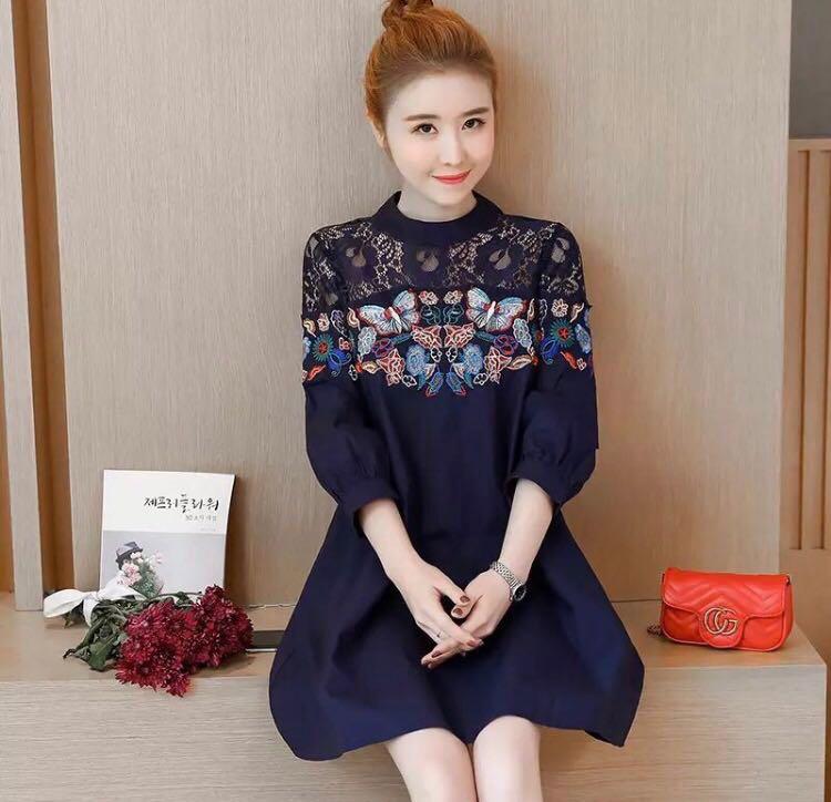 Korean Top Dress Design 2024 dvos