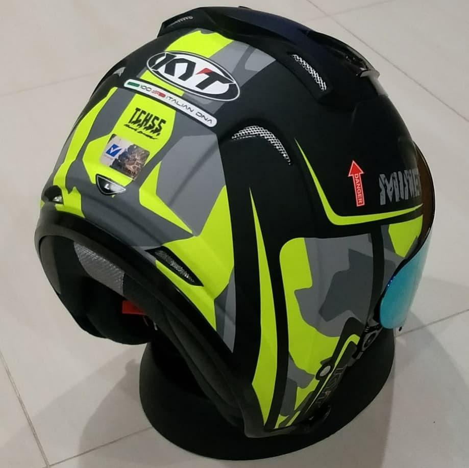 Kyt Helmet (Matte Green), Motorcycles, Motorcycle Accessories on Carousell