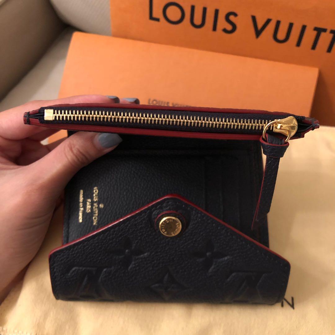 PRELOVED Louis Vuitton Red Emperiente Victorine Trifold Wallet SP0128 092923
