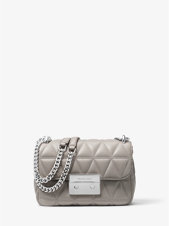 Michael Kors Sloan Small QuiltedLeather Crossbody, Luxury, Bags