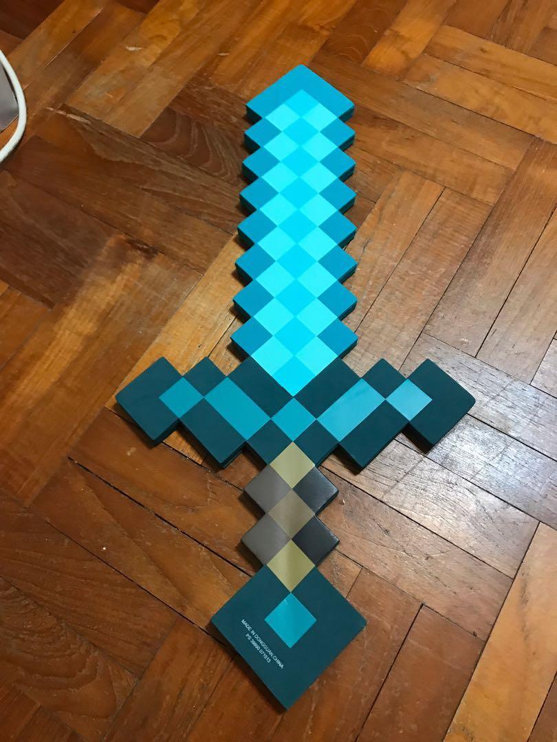 Minecraft Diamond Sword Video Gaming Gaming Accessories Interactive Gaming Figures On Carousell Minecraft Diamond Sword Video Gaming Gaming Accessories Interactive Gaming Figures On Carousell