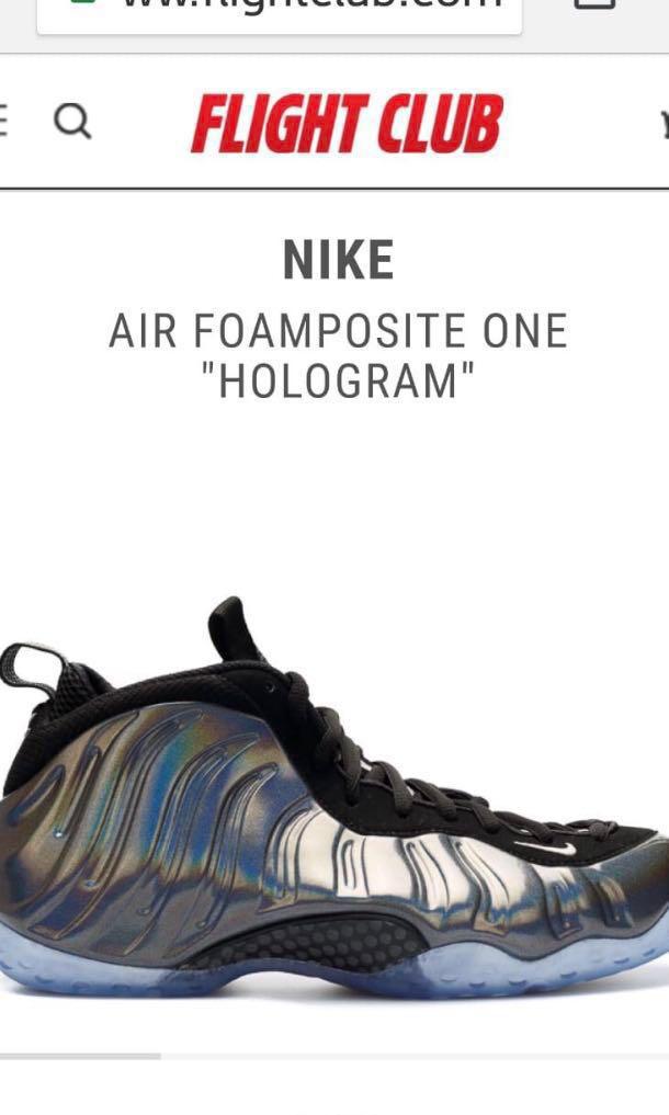 Air foamposite discount one hologram