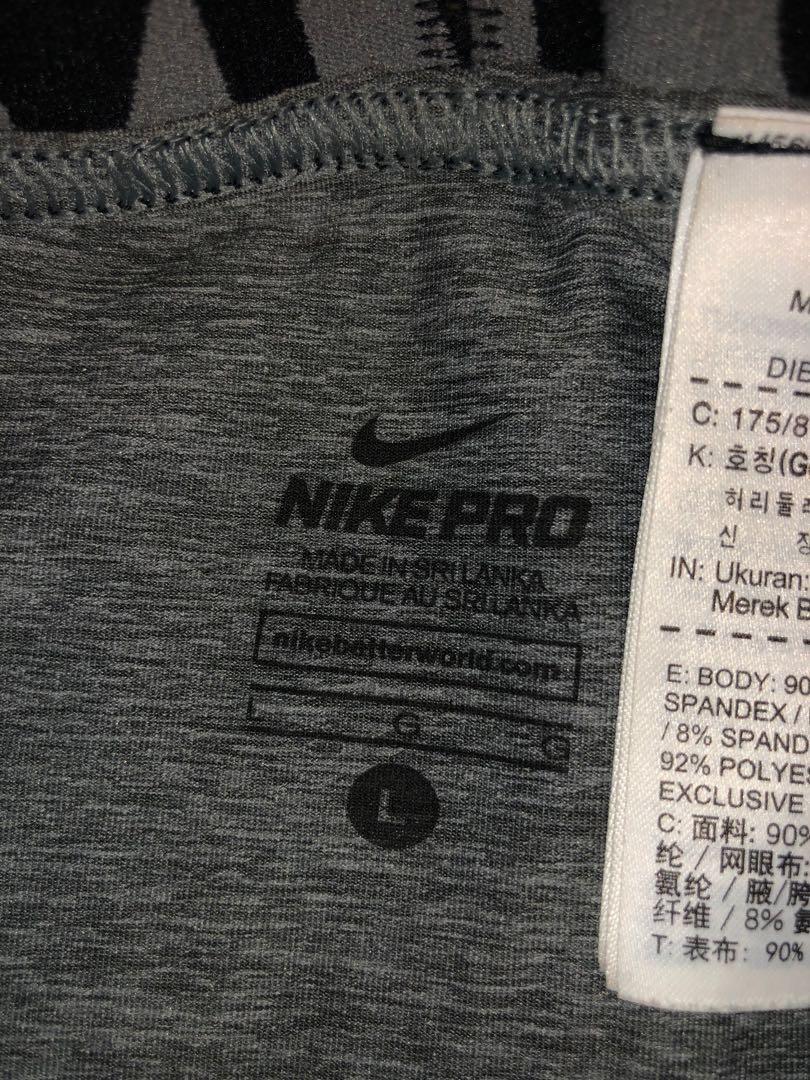 Nike Compression (Category: Activewear) located in Ipoh. Submitted by mrezpz (Listing ID 199709045, Image 3). Description: .