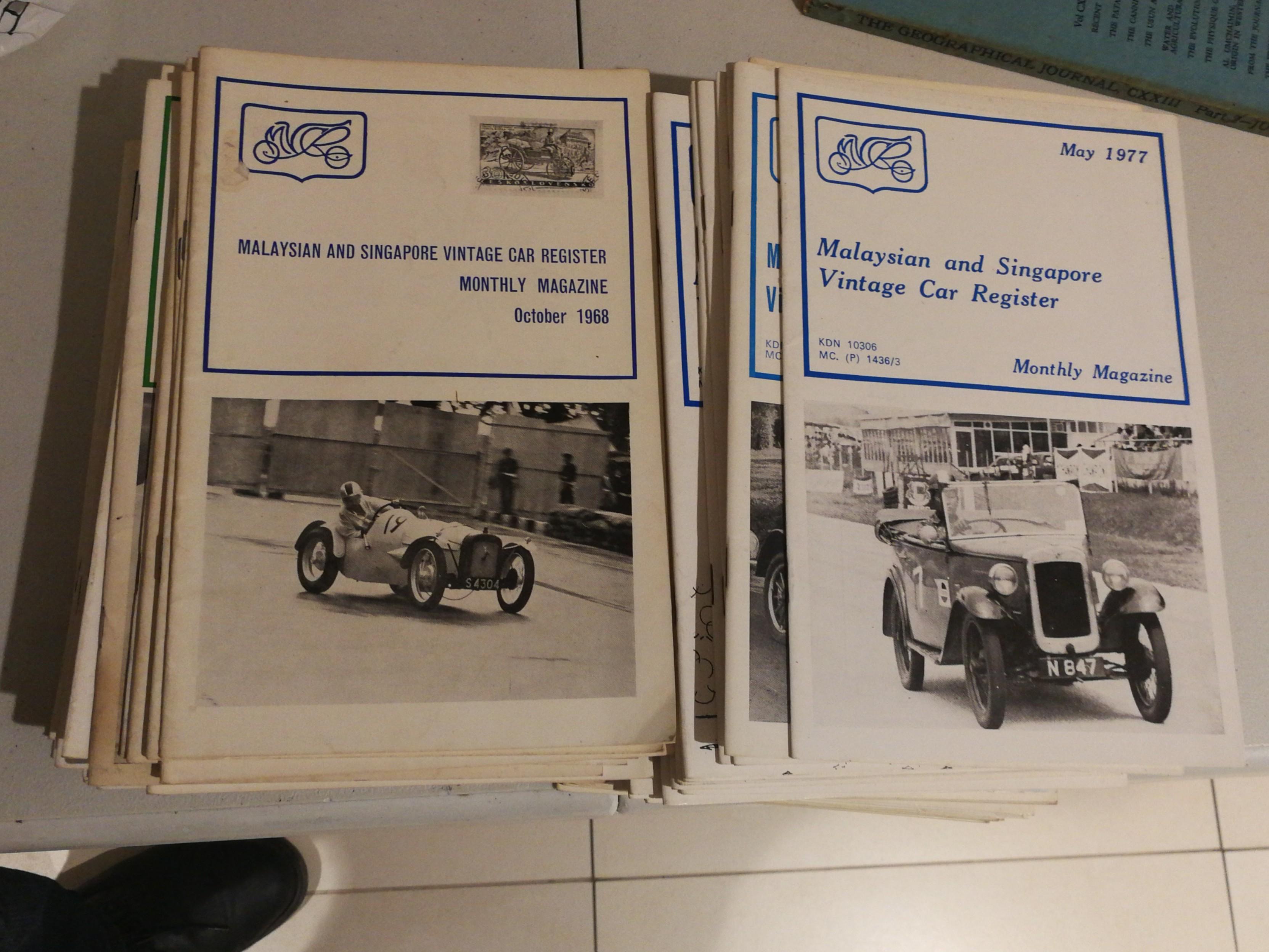 Local magazines on vintage cars 