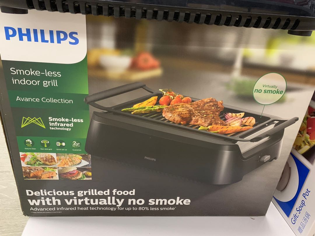 Philips Indoor Grill, Home Appliances, Kitchenware on Carousell
