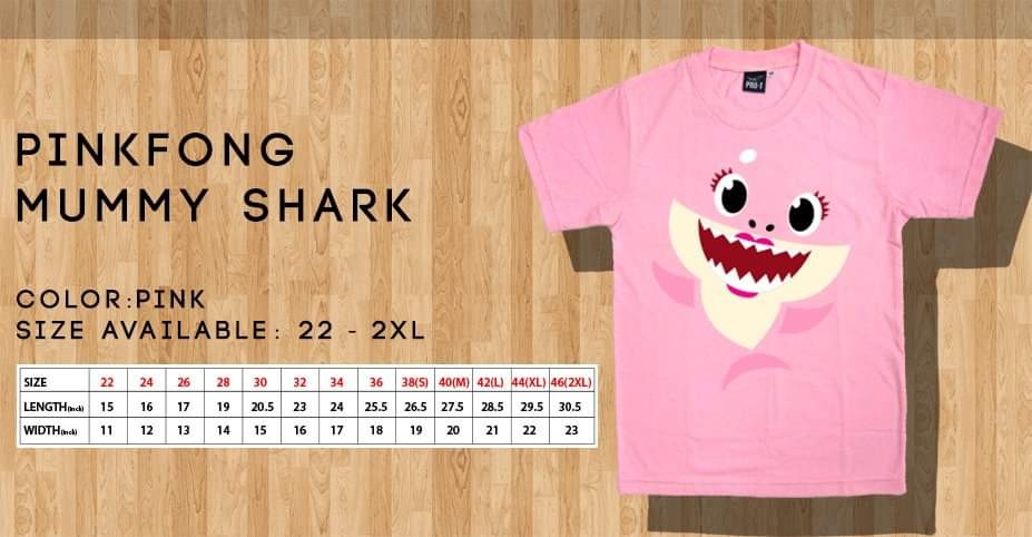 Pinkfong Baby Shark T Shirts Luxury Apparel Kids On Carousell