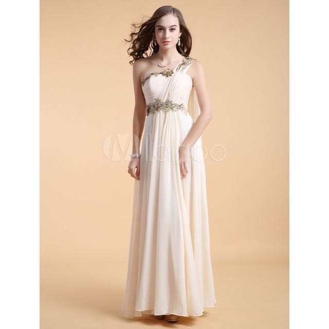 Goddess style prom dress shop