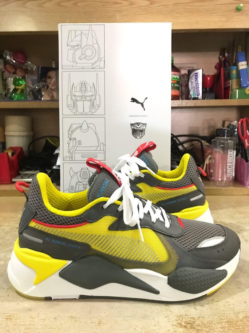Puma RS X Bumblebee Transformers Men s Fashion Footwear