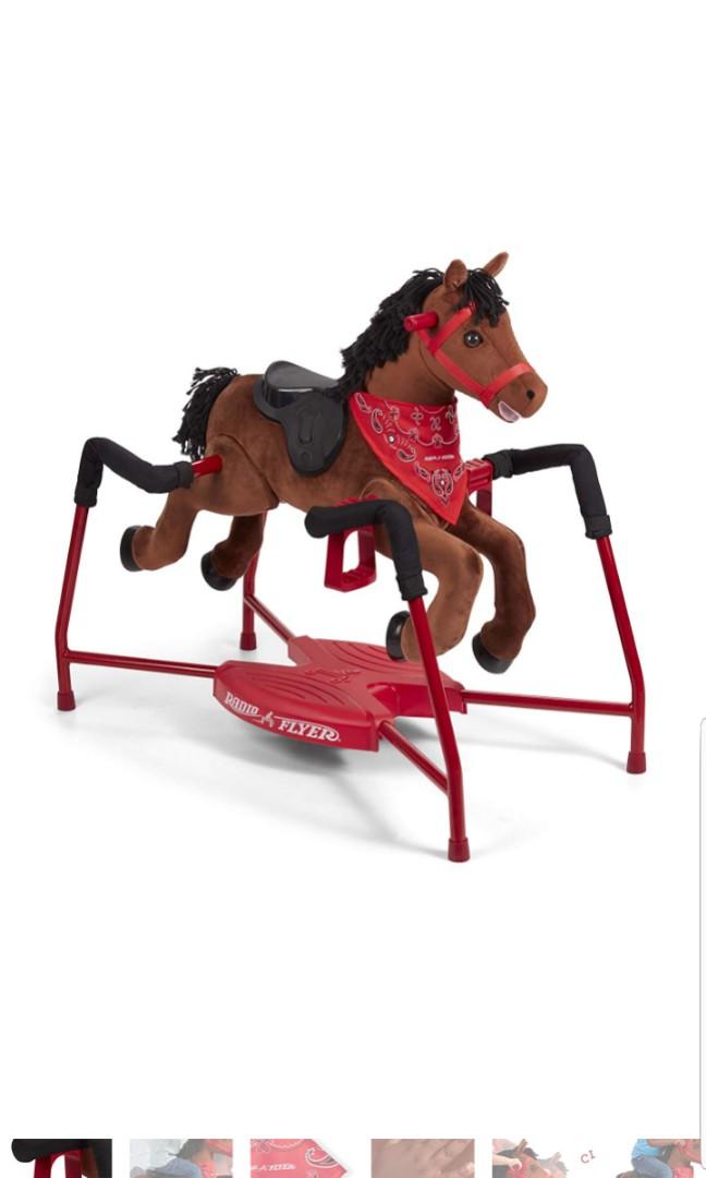 radio flyer plush horse