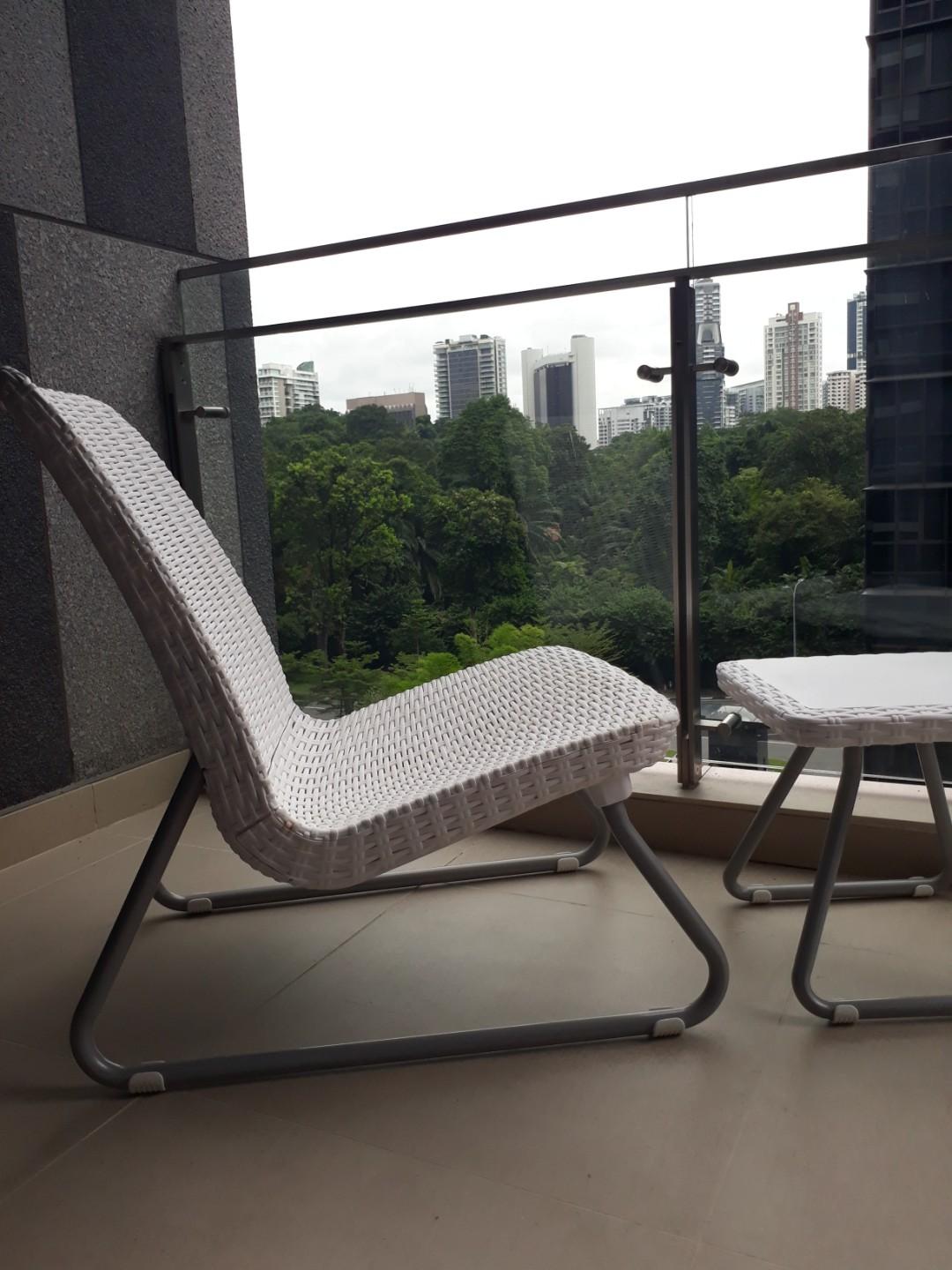 Rio Keter 3piece Balcony Furniture Set, Furniture & Home Living