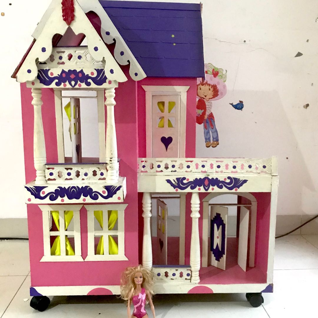 Rumah Barbie Besar Bayi Anak Mainan Baby Walker Di Carousell
