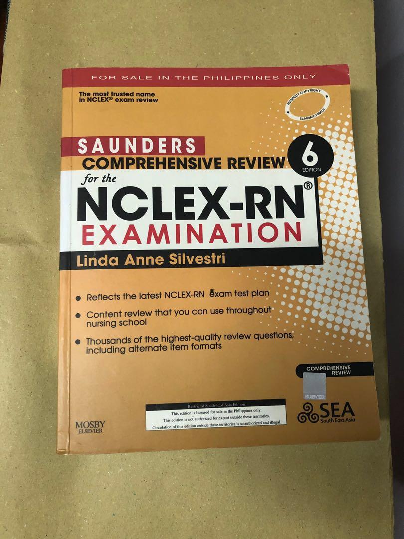 Saunders Comprehensive Review 6th Edition For Nclex Rn Examination Textbooks On Carousell