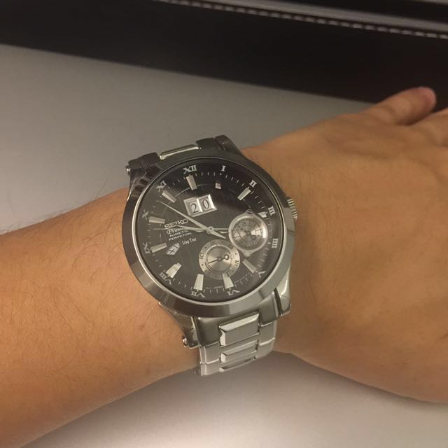 Seiko Premier Kinetic Perpetual 7D48-0AA0, Men's Fashion, Watches &  Accessories, Watches on Carousell