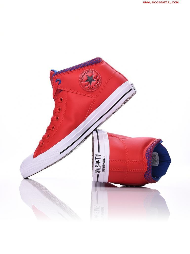 Sepatu Converse All Star Chuck Taylor High Leather Buat Pria 100 Original Fesyen Pria Sepatu Sneakers Di Carousell