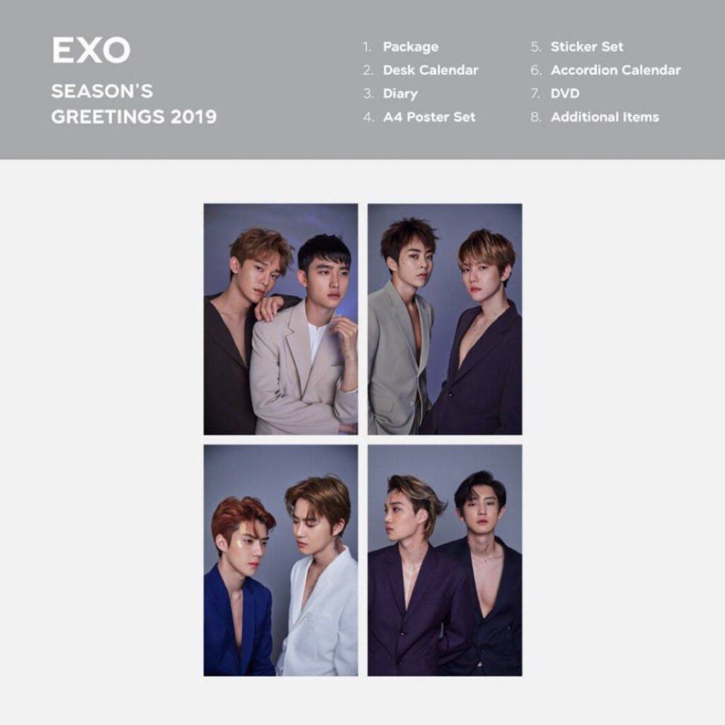 Share Exo 2019 Official Season Greetings Entertainment K Wave On