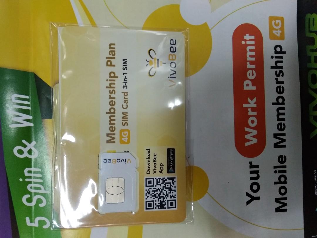Singapore Sim Card Vivo Bee Mobile Phones Tablets Others On