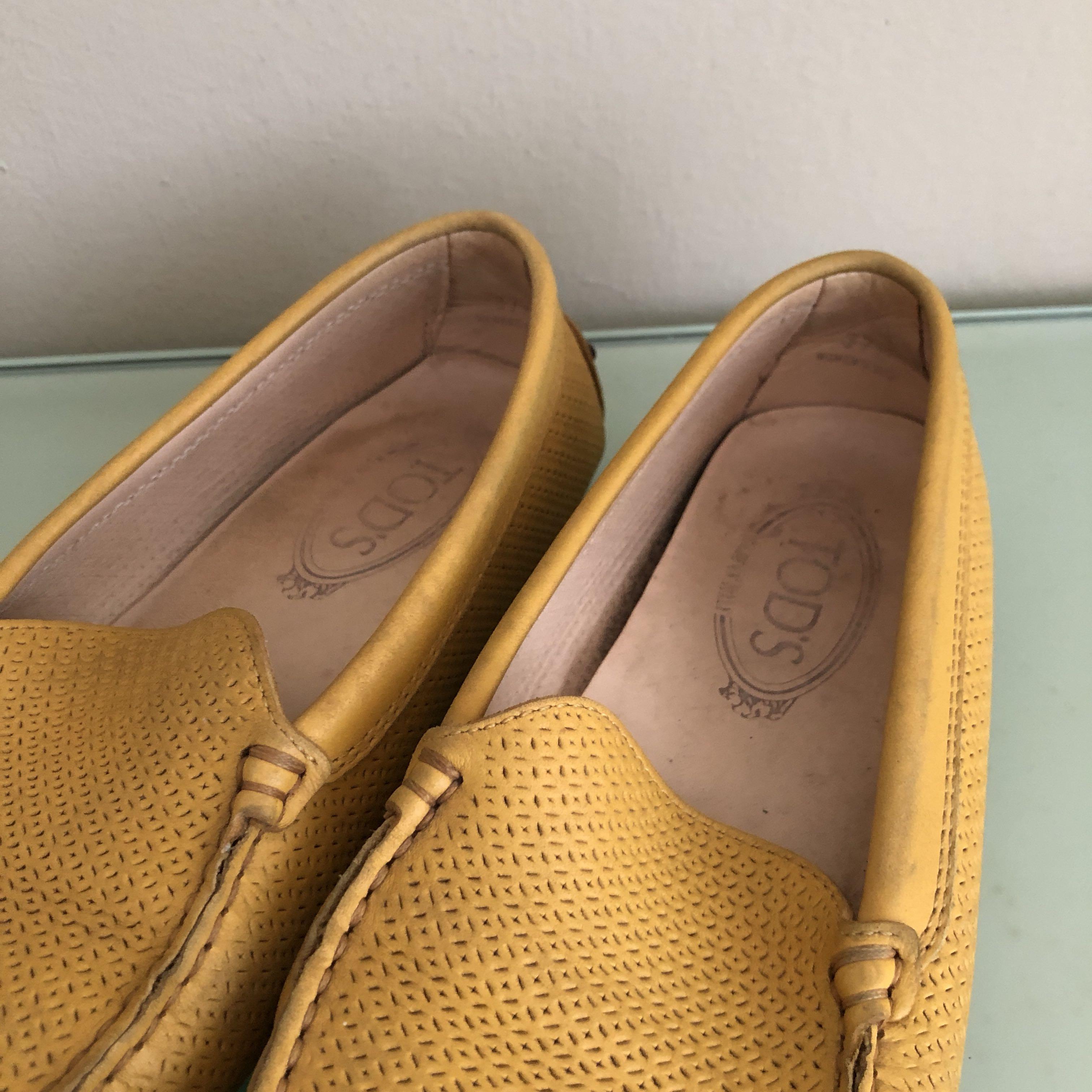 mustard yellow shoes