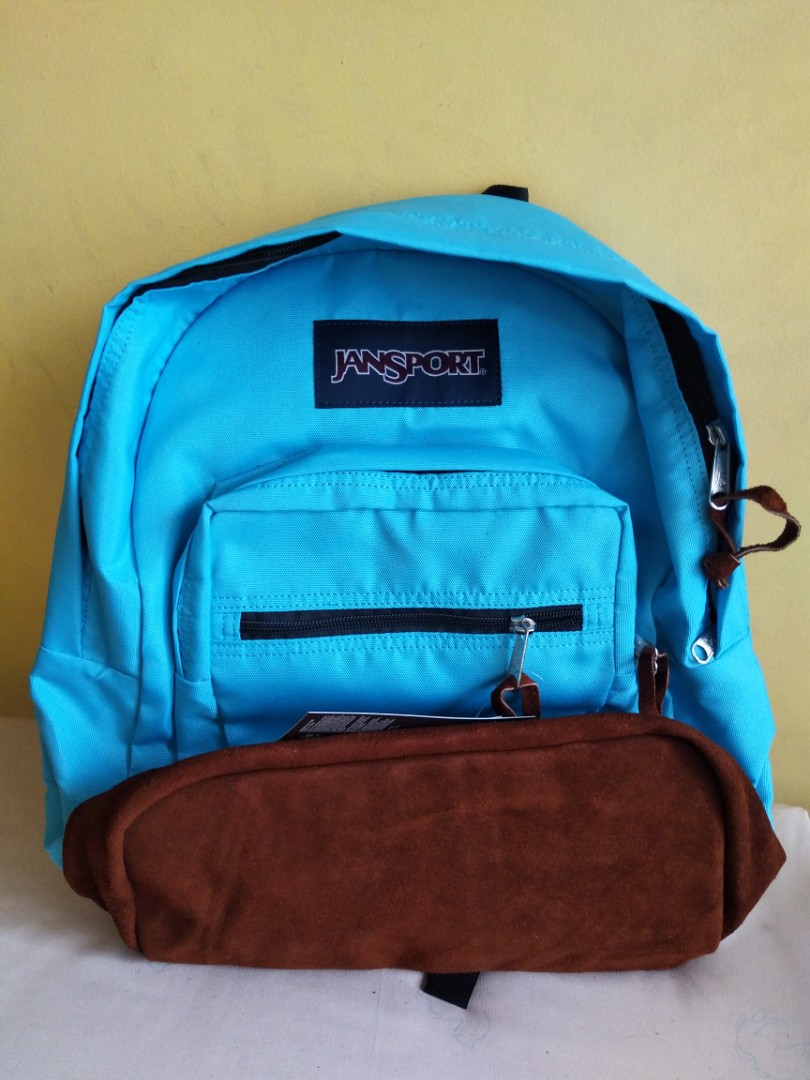 jansport sky blue backpack