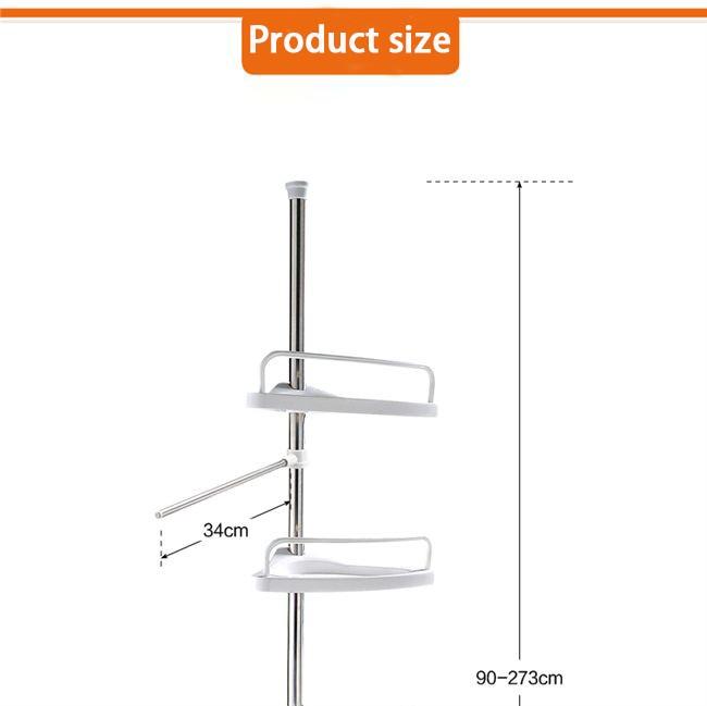 Stand upright bathroom shelf landing toilet storage rack toilet tripod
