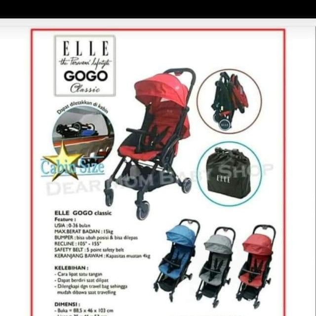 Stroller elle gogo online