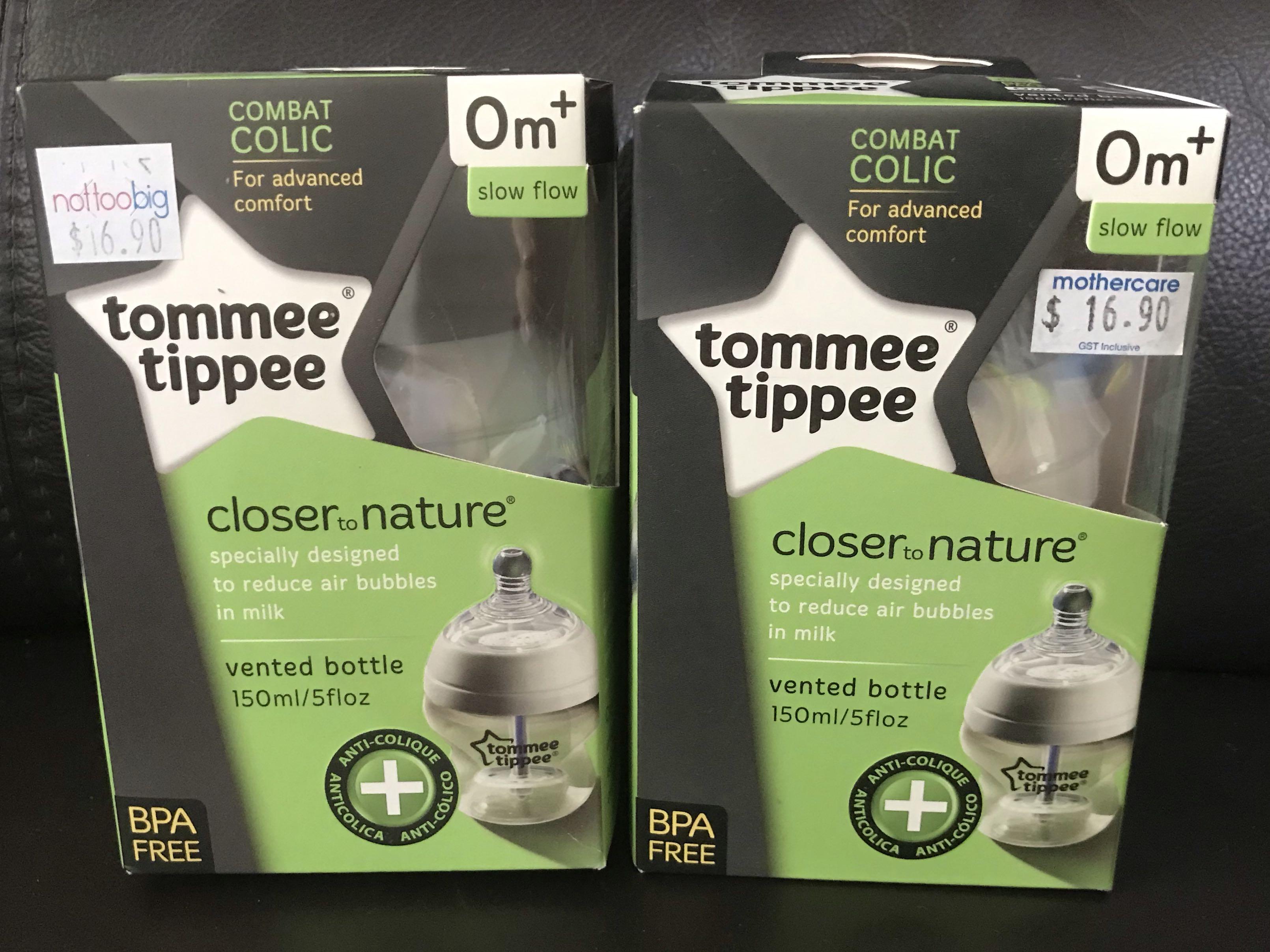 tommee tippee vented bottles