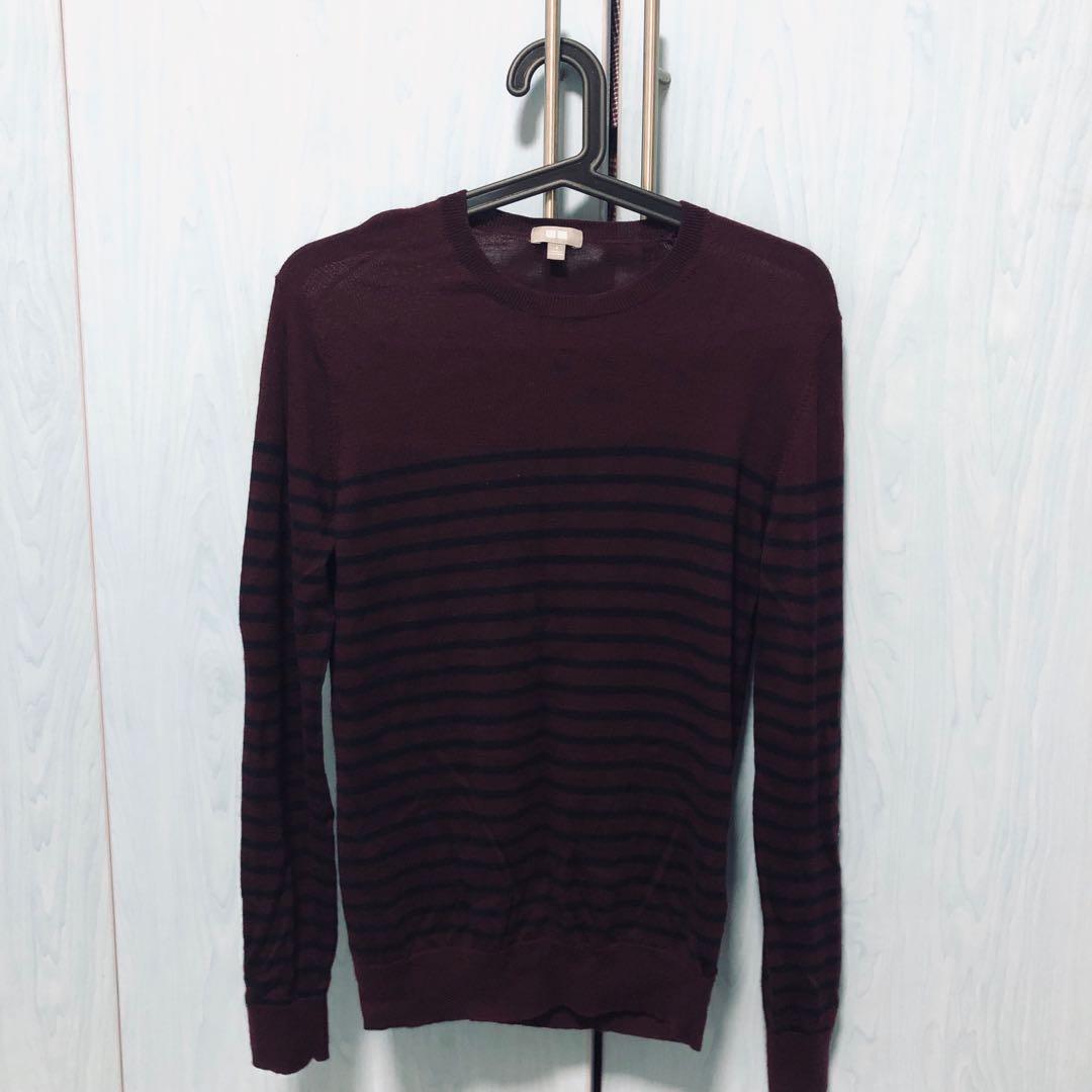 Uniqlo Merino Wool Sweater Men S Fashion Clothes Outerwear On Carousell