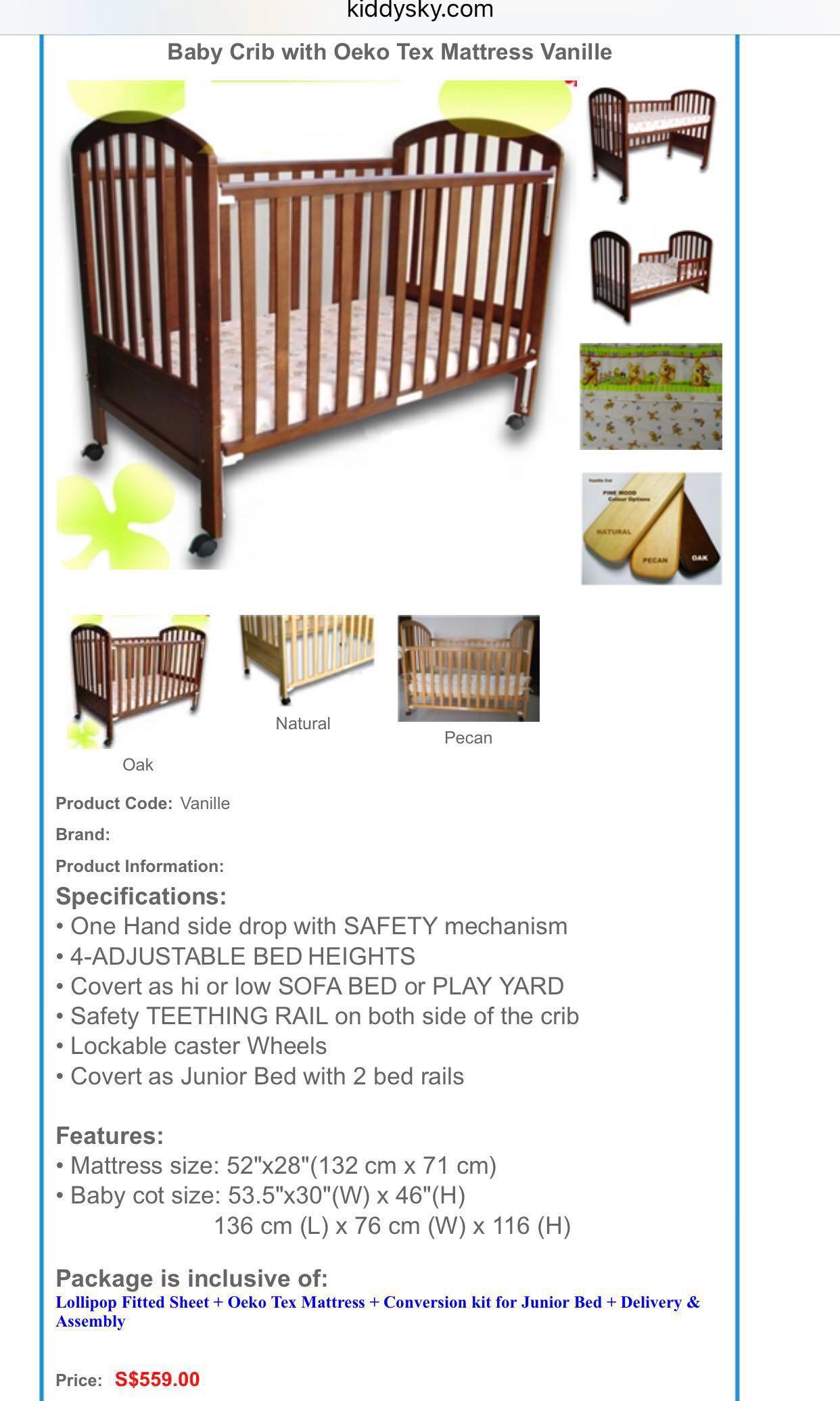 junior baby bed