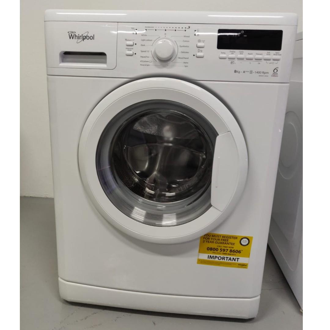 Whirlpool 8kg Front load Washer WWDC8440, TV & Home Appliances