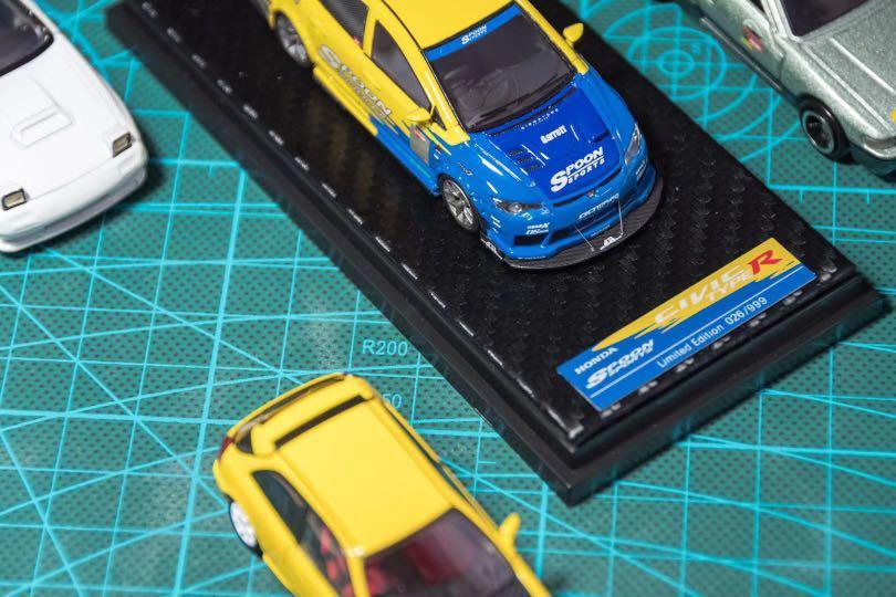 YM Model 1 64 Honda Civic FD2 Type R Spoon Sports Hobbies Toys Toys ym-model-1-64-honda-civic-fd2-type-r-spoon-sports-hobbies-toys-toys
