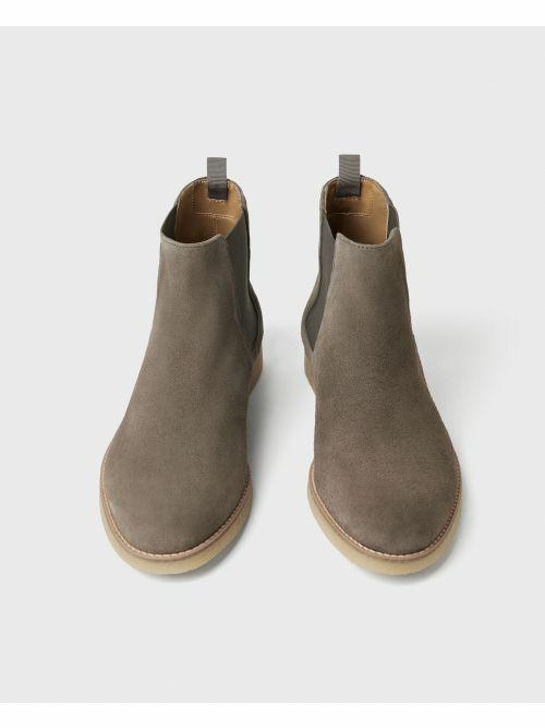 zara suede chelsea boots