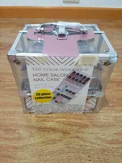 The color workshop home salon nail case set