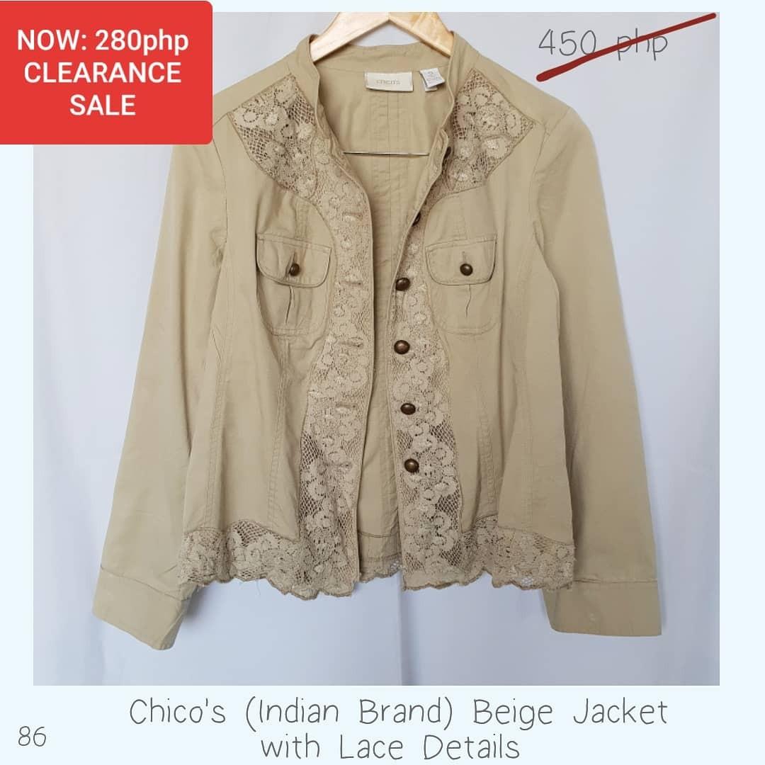chicos clearance jackets