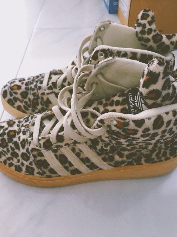 adidas jeremy scott leopard tail shoes